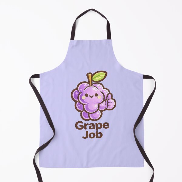 Item preview, Cute Grape Character — Grape Job designed and sold by DreamMachine69.