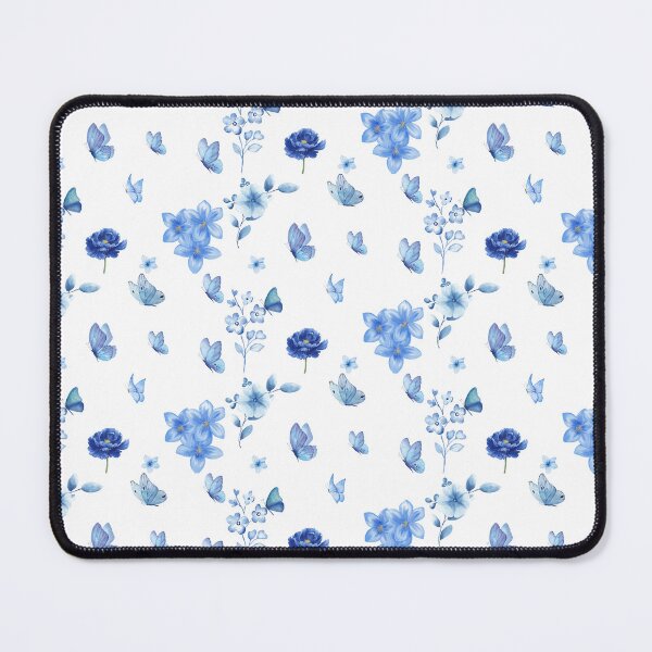 Item preview, Blue Flowers and Butterflies Sticker Pack | Elegant Floral Kawaii Nature Aesthetic Collection designed and sold by Art_IN_Design.