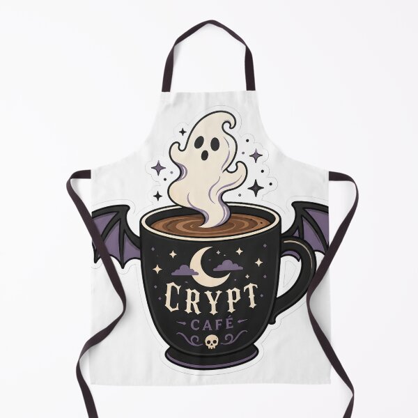 Item preview, Cozy Crypt Coffee Club Gothic Cafe Aesthetic designed and sold by StickyGuys.