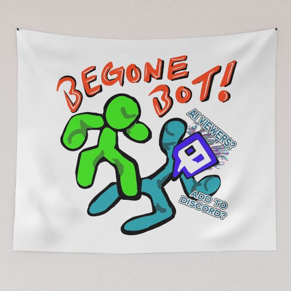 Item preview, Begone Bot! designed and sold by Bunkyard.