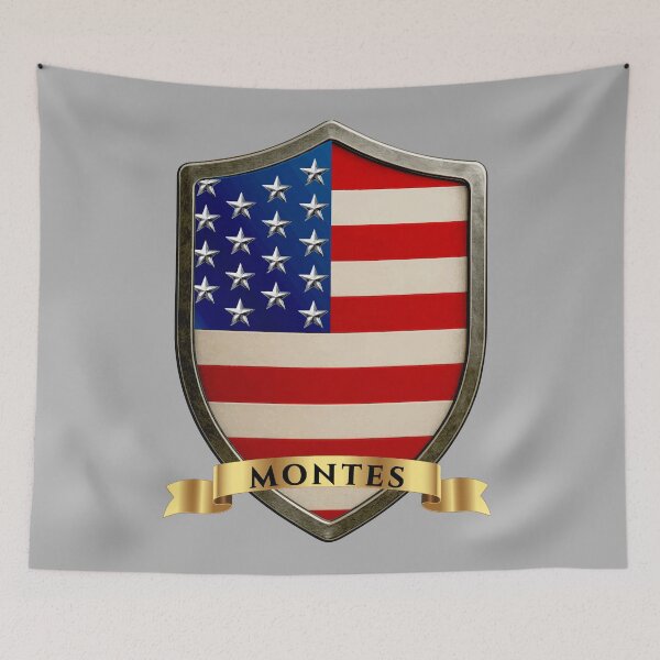 Item preview, Montes American Heritage Crest Shield designed and sold by Highlandkings.