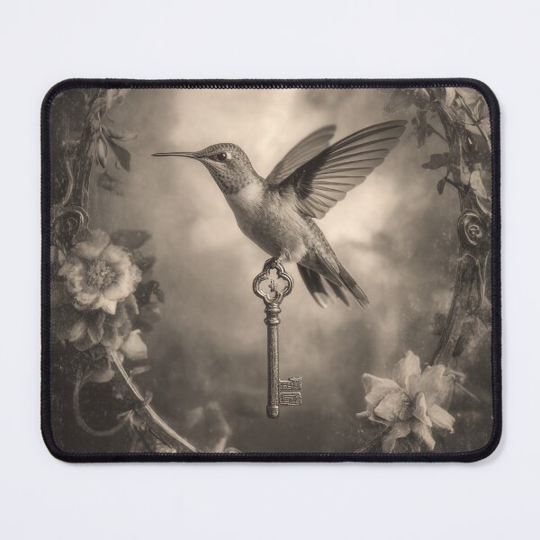 Item preview, Hummingbird and Skeleton Key designed and sold by SpecInkStudio.