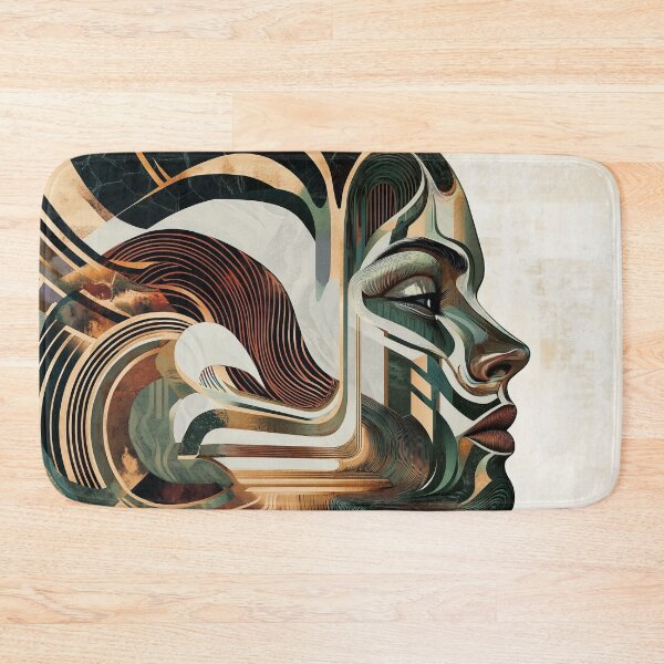 Item preview, Art Nouveau Woman Puzzle – Elegant Vintage Portrait Jigsaw Puzzle designed and sold by olenapetol.