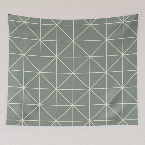Item preview, Dolphin gray & dirty white mesh designed and sold by Mint + Midnight.