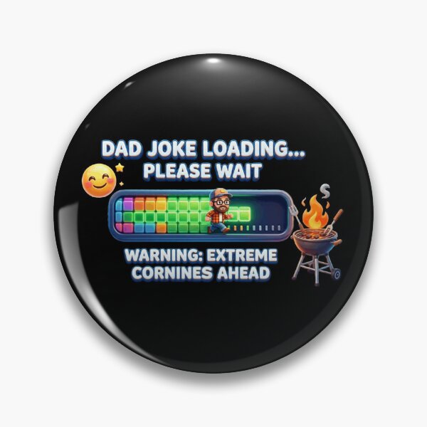 Item preview, Dad Joke Loading Please Wait – Funny BBQ Gamer Dad Humor Design designed and sold by MartBook.