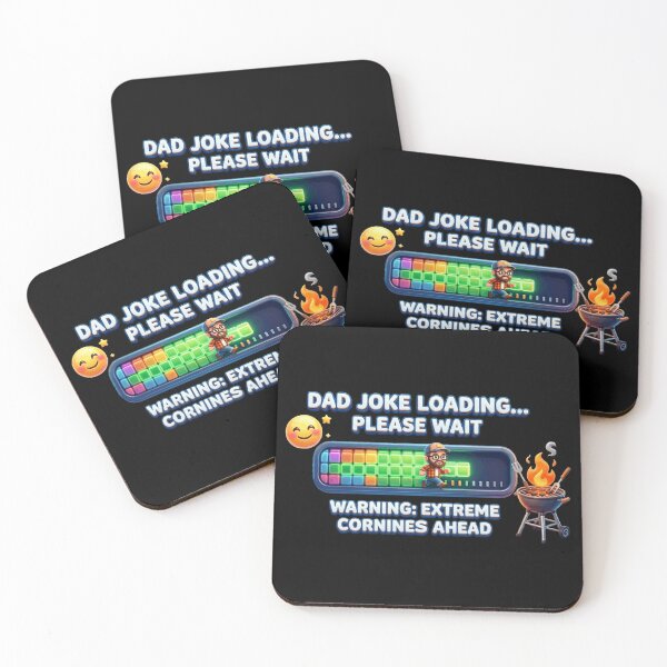 Item preview, Dad Joke Loading Please Wait – Funny BBQ Gamer Dad Humor Design designed and sold by MartBook.