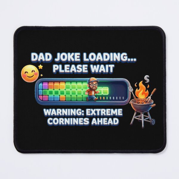 Item preview, Dad Joke Loading Please Wait – Funny BBQ Gamer Dad Humor Design designed and sold by MartBook.