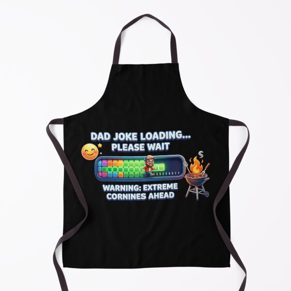 Item preview, Dad Joke Loading Please Wait – Funny BBQ Gamer Dad Humor Design designed and sold by MartBook.