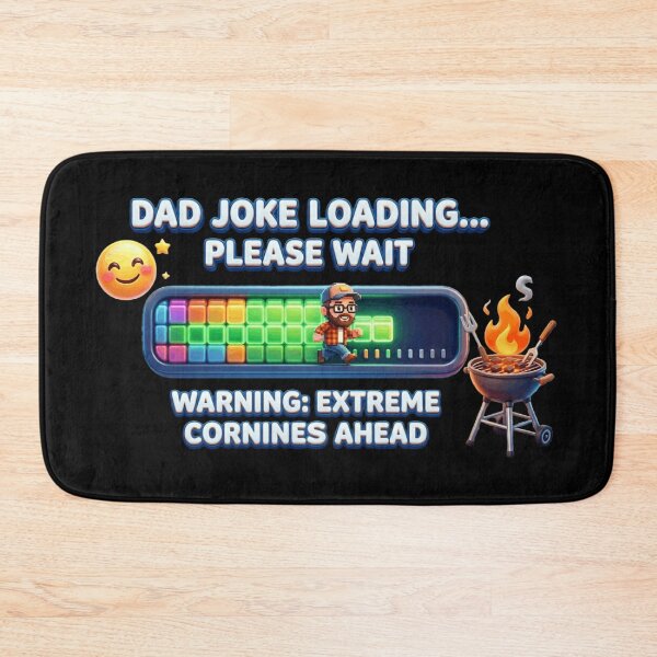 Item preview, Dad Joke Loading Please Wait – Funny BBQ Gamer Dad Humor Design designed and sold by MartBook.