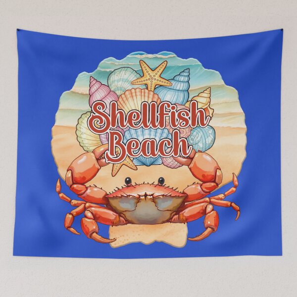 Item preview, Shellfish Beach designed and sold by Karen Wood.