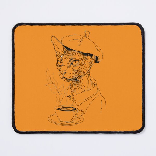 Item preview, Parisian Sphynx: The Coffee Connoisseur designed and sold by illeN-Art-World.