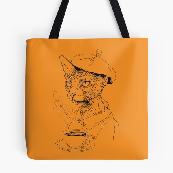 Item preview, Parisian Sphynx: The Coffee Connoisseur designed and sold by illeN-Art-World.