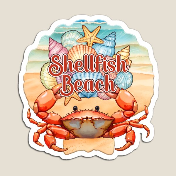 Item preview, Shellfish Beach designed and sold by Karen Wood.