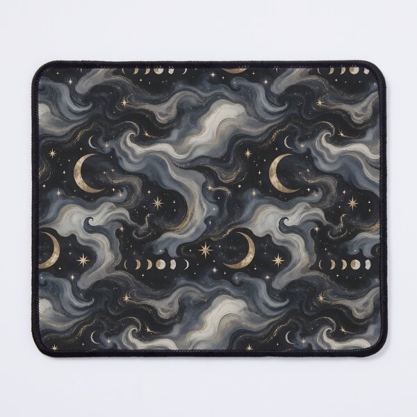Item preview, Marble Moon Swirl Celestial Pattern designed and sold by StickyGuys.