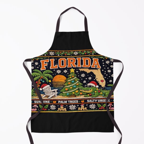 Item preview, Florida Christmas Ugly Sweater | Sunshine & Salty Breeze designed and sold by ButterflyHolly Resource.