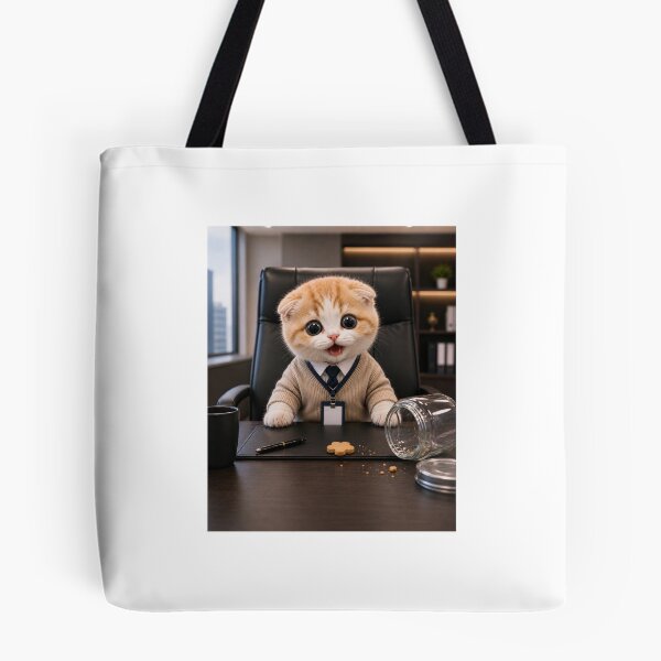 Item preview, Cookie Jar CEO Cat designed and sold by LovelyCatGalaxy.