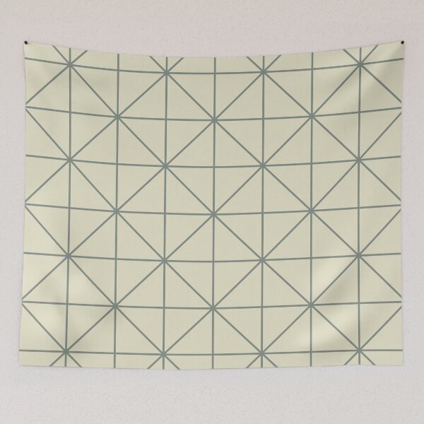 Item preview, Dirty white & dolphin gray mesh designed and sold by Mint + Midnight.