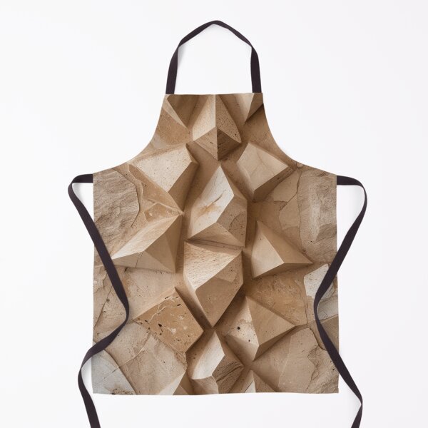 Item preview, Angular Blocks Organic Mineral Texture Print designed and sold by EnmarcArt.
