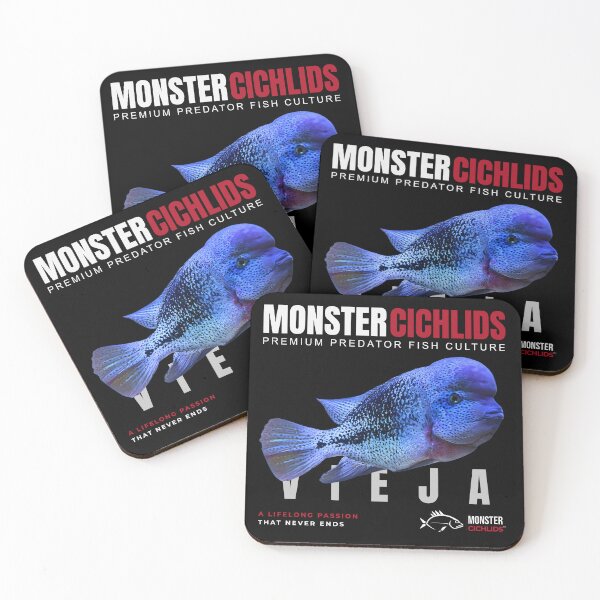 Item preview, Monster Cichlids Vieja Predator Fish T-Shirt designed and sold by MonsterCichlidsTV.