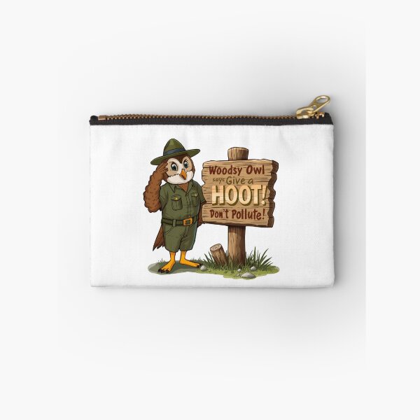 Item preview, Woodsy Owl Says Give A Hoot Don't Pollute Conservation Environmental Protection Nature Lover designed and sold by RetroMini2026.