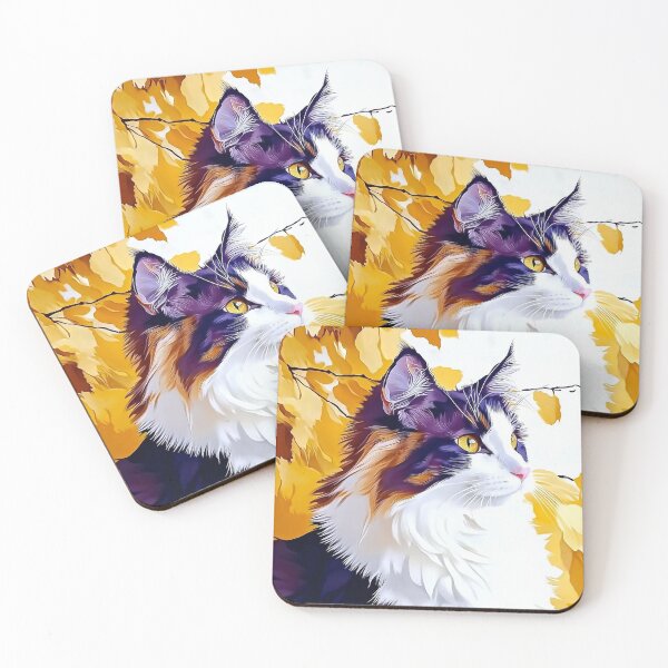 Item preview, Autumn Cat Puzzle – Colorful Fall Feline Jigsaw Puzzle for Cat Lovers designed and sold by olenapetol.