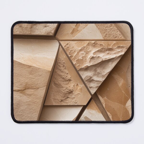 Item preview, Modern Angular Shapes Mineral Relief Poster designed and sold by EnmarcArt.