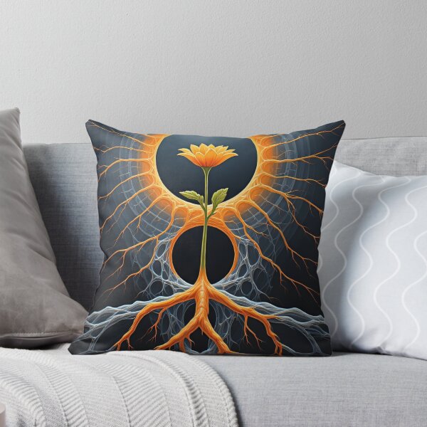 Item preview, Sun, flower, roots, cosmic energy, life force designed and sold by Mianku | Für das Leben.
