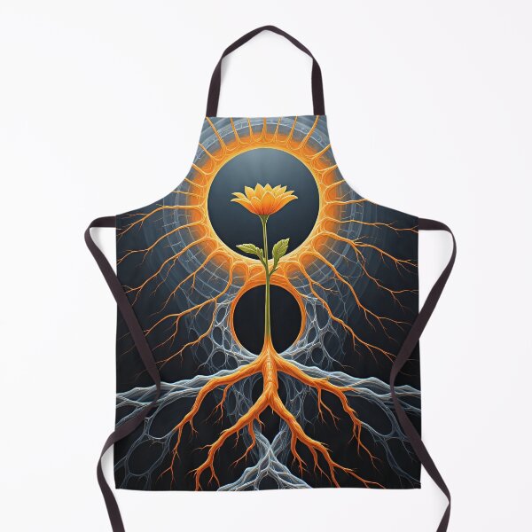 Item preview, Sun, flower, roots, cosmic energy, life force designed and sold by Mianku | Für das Leben.