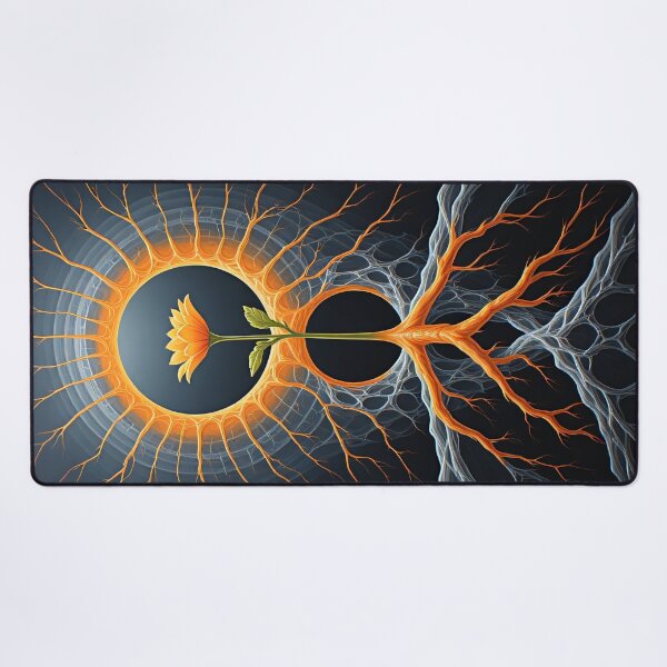 Item preview, Sun, flower, roots, cosmic energy, life force designed and sold by Mianku | Für das Leben.