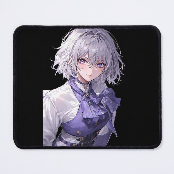 Item preview, Ethereal Youth Violet Anime Portrait designed and sold by UrbanPrts.