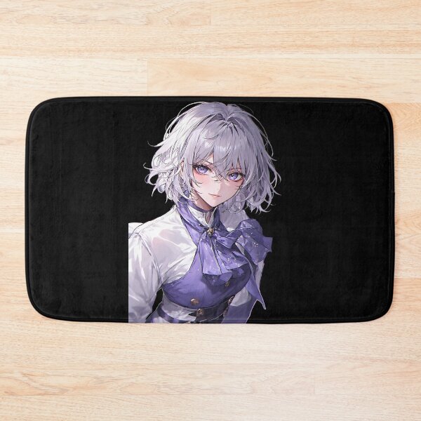 Item preview, Ethereal Youth Violet Anime Portrait designed and sold by UrbanPrts.