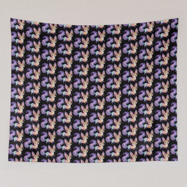 Item preview, Five-Eyed Iridescent Fennec Nebula designed and sold by Emegan Print Art.