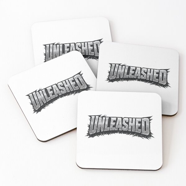 Item preview, UNLEASHED - Bold Distressed Metallic Typography Design designed and sold by HorizonTrail.