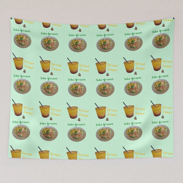 Item preview, Spiced Sweet & Soba Greens designed and sold by Sibyl-Arts.