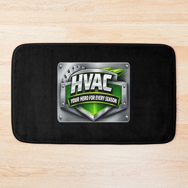 Item preview, HVAC Hero Logo Design - Heating & Cooling Technician Gift For Every Season designed and sold by FrozenHeat97.