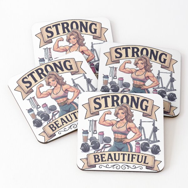 Item preview, Strong and Beautiful Fitness Girl Retro Anime designed and sold by JonelleTshirts.