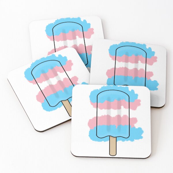 Item preview, Pride Ice Pop - Trans designed and sold by CrimsonAdri.