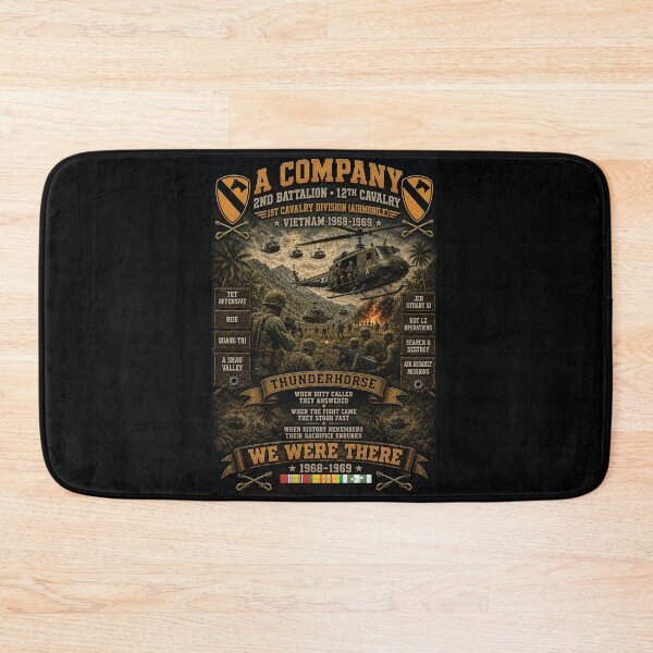 Item preview, A Company, 2nd Battalion, 12th Cavalry Regiment, 1st Cavalry Division (Airmobile) — Vietnam, 1968–1969 designed and sold by Military Insignia Products.
