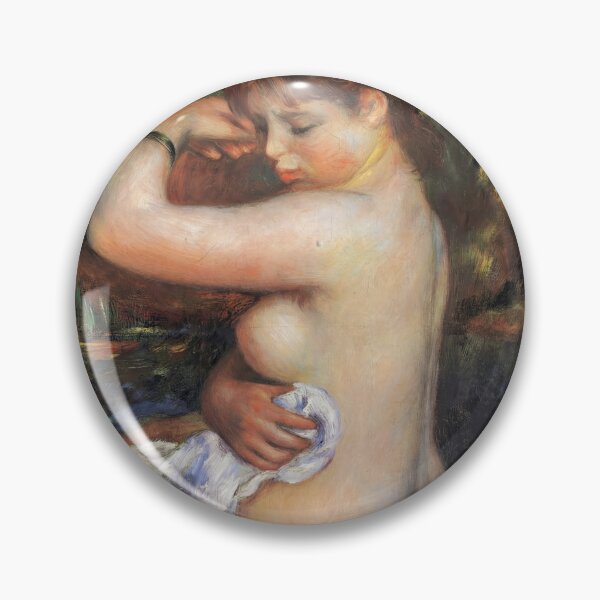 Item preview, After the Bath by Pierre-Auguste Renoir: Sensuous Impressionist Nude Poster designed and sold by artofuniverse.