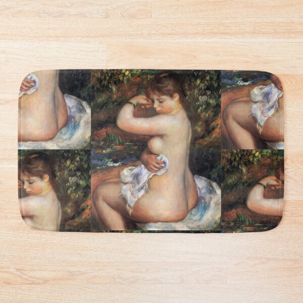 Item preview, After the Bath by Pierre-Auguste Renoir: Sensuous Impressionist Nude Poster designed and sold by artofuniverse.