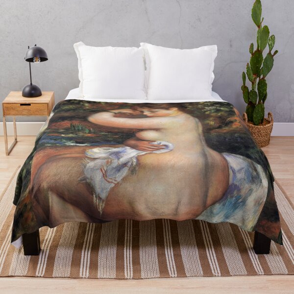 Item preview, After the Bath by Pierre-Auguste Renoir: Sensuous Impressionist Nude Poster designed and sold by artofuniverse.