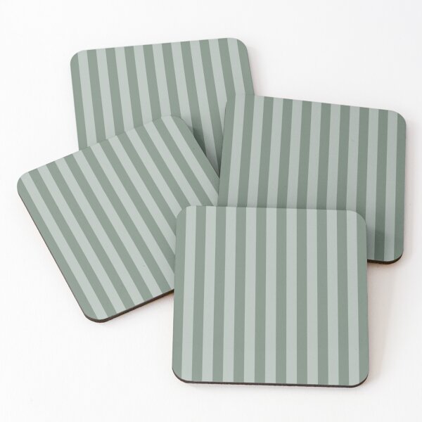 Item preview, Xanadu & ash gray vertical lines designed and sold by Mint + Midnight.