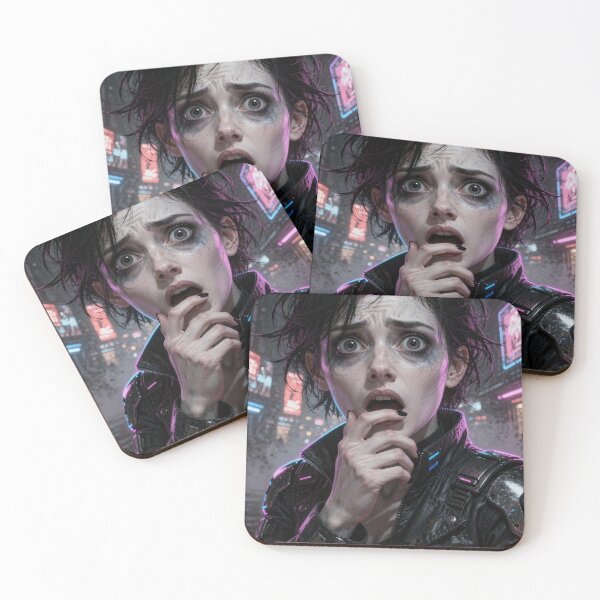 Item preview, Expressive Cyberpunk Painterly Goth designed and sold by Davidaccio Collection .