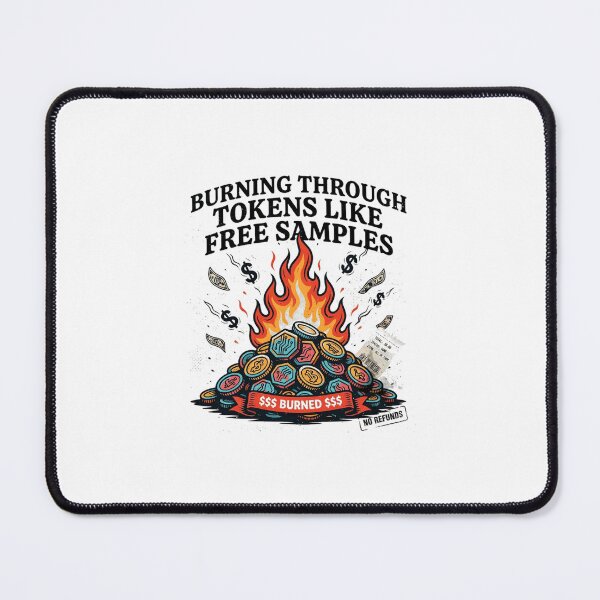 Item preview, Burning Through Tokens Like Free Samples designed and sold by Bianca Oltean.
