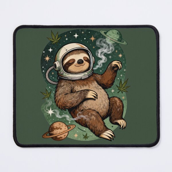 Item preview, Spacey Sloth Astronaut designed and sold by KingCuppaDigitalArt.