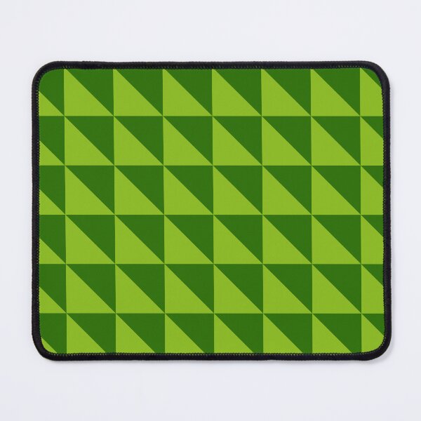 Item preview, Dark lemon lime & metallic green triangles mosaic designed and sold by Mint + Midnight.