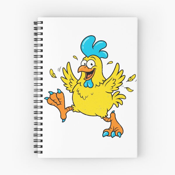 Item preview, Crazy Funny Chicken Cartoon Retro Blue Comb Graphic designed and sold by DH-ArtLab.