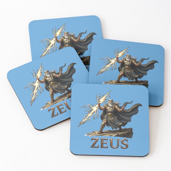 Item preview, Zeus God of Thunder Greek Mythology Design designed and sold by Utopian-Magic.