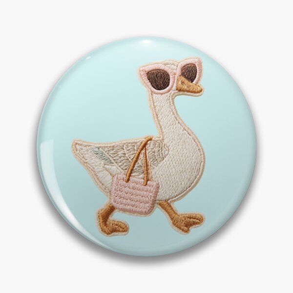 Item preview, Fashion Goose Embroidered Patch designed and sold by MegaNovaArt.