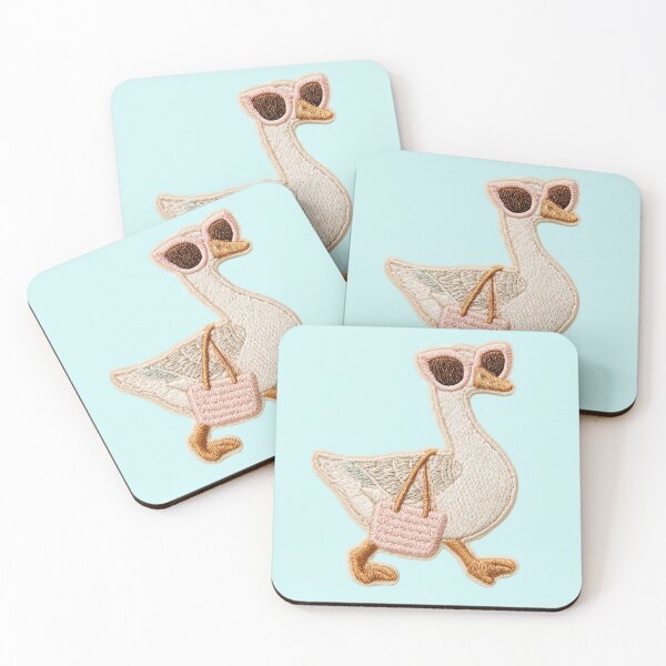 Item preview, Fashion Goose Embroidered Patch designed and sold by MegaNovaArt.